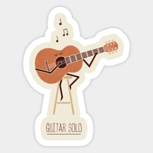 Guitar Solo Sticker